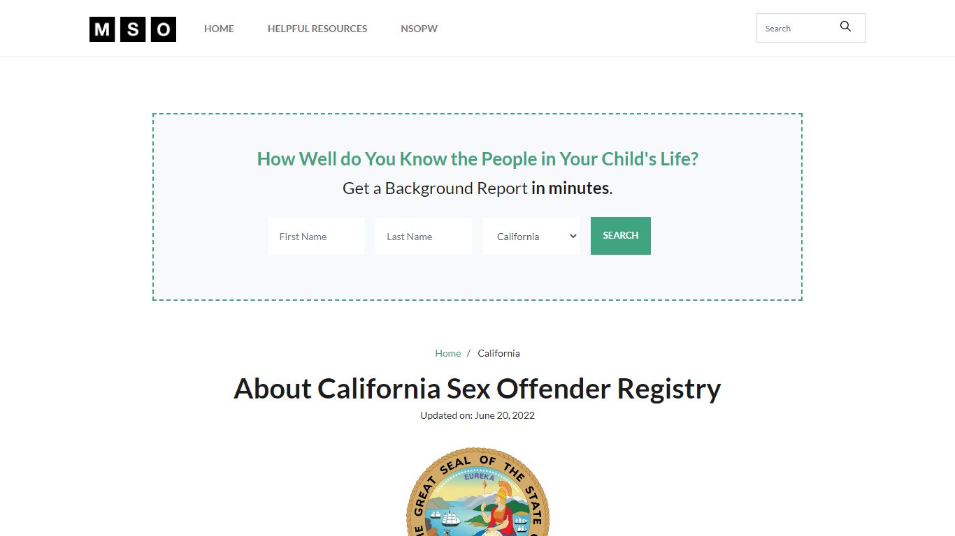 California Sex Offender Registry Info, How To Find Sex Offenders in ...